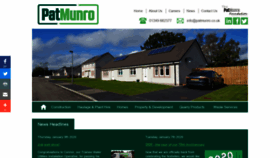 What Patmunro.co.uk website looked like in 2020 (4 years ago)