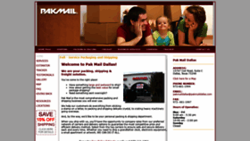 What Pakmaildallas.com website looked like in 2020 (4 years ago)