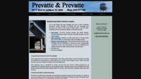What Prevatte-prevatte.com website looked like in 2020 (4 years ago)