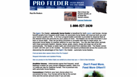 What Profeeder.com website looked like in 2020 (4 years ago)