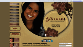 What Parmardmd.com website looked like in 2020 (4 years ago)