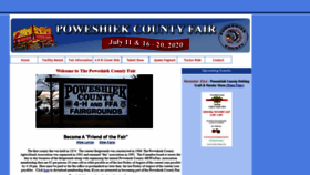 What Poweshiekcountyfair.org website looked like in 2020 (4 years ago)