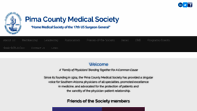 What Pimamedicalsociety.org website looked like in 2020 (5 years ago)