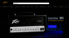 What Peavey.com.cn website looked like in 2020 (6 years ago)