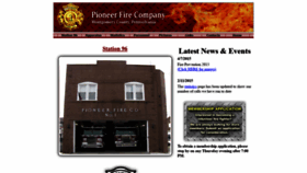 What Pioneerfireco.com website looked like in 2020 (6 years ago)