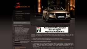 What P-rendszam.hu website looked like in 2020 (4 years ago)