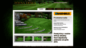 What Peknatrava.sk website looked like in 2020 (4 years ago)