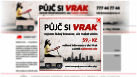 What Pujcsivrak.cz website looked like in 2020 (4 years ago)