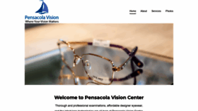 What Pensacolavisioncenter.com website looked like in 2020 (4 years ago)