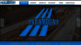 What Paramountconstllc.com website looked like in 2020 (4 years ago)