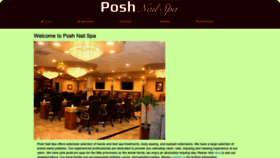 What Poshnailspacary.com website looked like in 2020 (4 years ago)