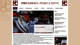 What Prolocosanpieroasieve.it website looked like in 2020 (4 years ago)