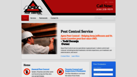 What Pestcontrolservicemo.com website looked like in 2020 (4 years ago)