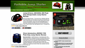 What Portablejumpstarterreviews.com website looked like in 2020 (4 years ago)