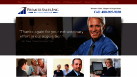 What Premiersalesaz.com website looked like in 2020 (4 years ago)