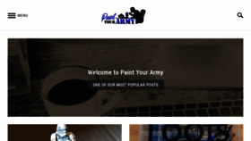What Paintyourarmy.com website looked like in 2020 (4 years ago)
