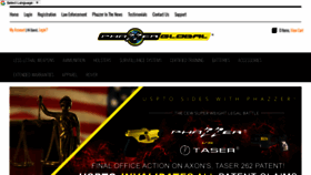 What Phazzerglobal.com website looked like in 2020 (4 years ago)