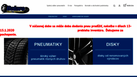 What Pneuspisska.sk website looked like in 2020 (4 years ago)