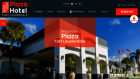 What Plazahotelfortlauderdale.com website looked like in 2020 (4 years ago)