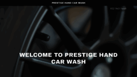 What Prestigehandcarwash1.com website looked like in 2020 (4 years ago)