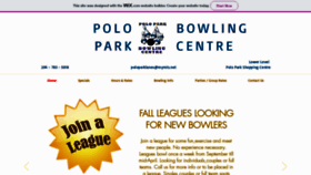 What Poloparkbowlingcentre.ca website looked like in 2020 (4 years ago)