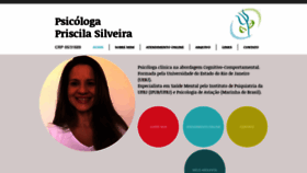 What Psicologapriscila.com.br website looked like in 2020 (4 years ago)