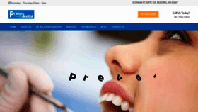 What Primafamilydental.com website looked like in 2020 (4 years ago)