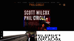 What Philcirclemusic.com website looked like in 2020 (4 years ago)