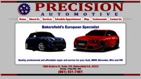 What Precisionautomotivebakersfield.com website looked like in 2020 (4 years ago)