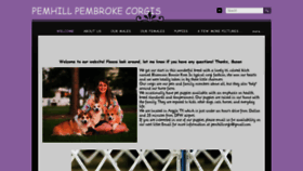 What Pemhillpembrokecorgis.com website looked like in 2020 (4 years ago)
