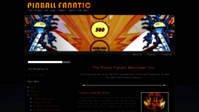 What Pinballfanatic.com website looked like in 2020 (4 years ago)