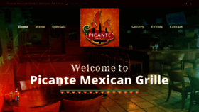 What Picantegrille.com website looked like in 2020 (4 years ago)