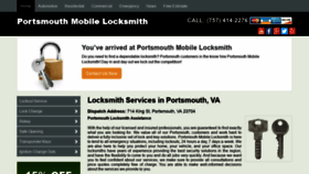 What Portsmouthlocksmith.org website looked like in 2020 (4 years ago)