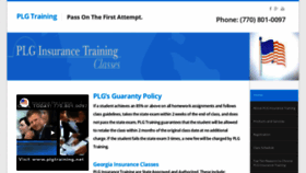 What Plgtraining.net website looked like in 2020 (4 years ago)