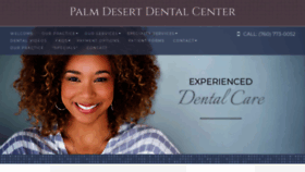 What Palmdesertdental.net website looked like in 2020 (4 years ago)