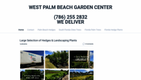 What Palmbeachnursery.com website looked like in 2020 (4 years ago)