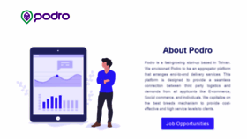 What Podro.com website looked like in 2020 (4 years ago)