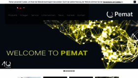 What Pemat.de website looked like in 2020 (4 years ago)