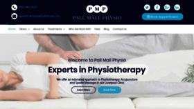 What Pallmallphysio.com website looked like in 2020 (4 years ago)