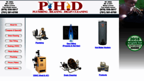 What Phdplumbing.net website looked like in 2020 (6 years ago)