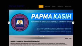 What Papma-kasih.org website looked like in 2020 (4 years ago)