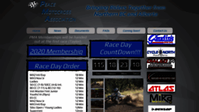 What Peacemotocrossassociation.com website looked like in 2020 (4 years ago)