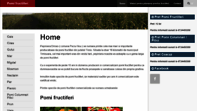 What Pepiniera-pomicola.ro website looked like in 2020 (4 years ago)