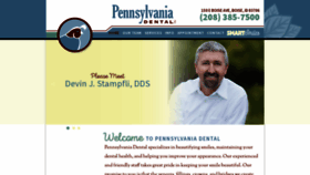 What Pennsylvaniadentalboise.com website looked like in 2020 (4 years ago)