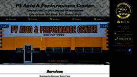 What Pvautoperformance.com website looked like in 2020 (4 years ago)