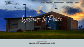 What Peacereformed.org website looked like in 2020 (4 years ago)