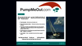 What Pumpmeout.com website looked like in 2020 (4 years ago)