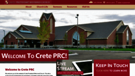 What Prccrete.org website looked like in 2020 (4 years ago)