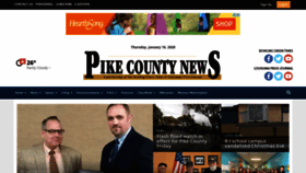 What Pikecountynews.com website looked like in 2020 (4 years ago)