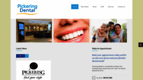 What Pickeringdental.ca website looked like in 2020 (4 years ago)
